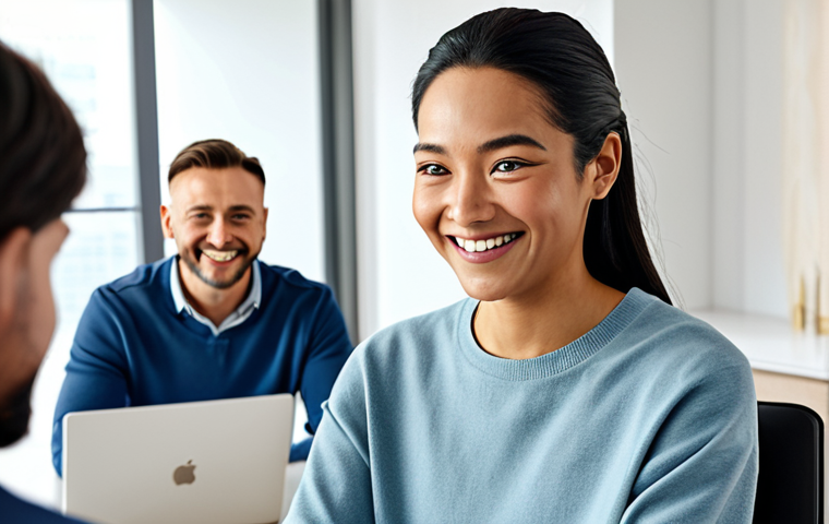 디지털 스킨케어 트렌드 - **Prompt:** A young Indian woman with clear skin, smiling confidently. She is in a modern bathroom, ...