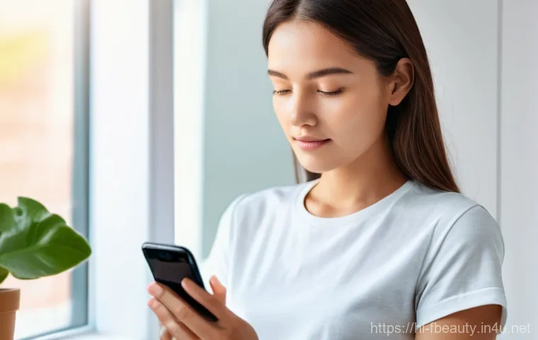 뷰티 디지털 솔루션 - **Prompt:** A young woman, appearing to be in her mid-20s, with a fresh and naturally glowing comple...